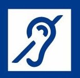 logotipo de discapacidad auditiva